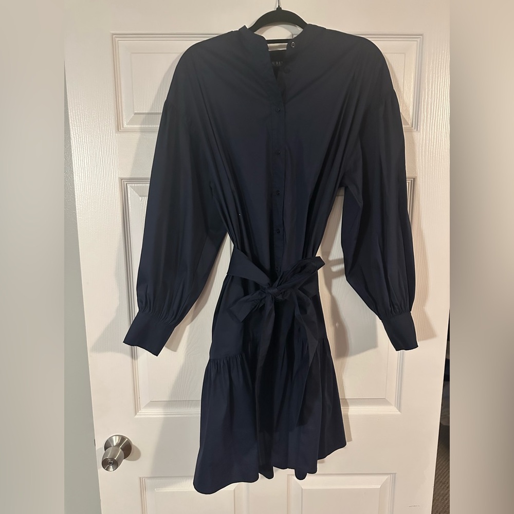 Ralph Lauren Navy Shirt Dress